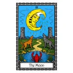 Mystical illustration representing The Moon