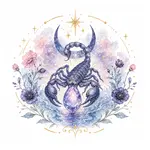 Mystical illustration representing Scorpio