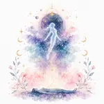 Mystical illustration representing Near Death Experience