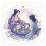 Mystical illustration representing Tarot Reading