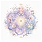 Mystical illustration representing Trine