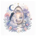 Mystical illustration representing Past Life Reading