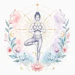 Mystical illustration representing Yoga