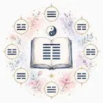 Mystical illustration representing I-Ching