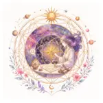 Mystical illustration representing Astrologer