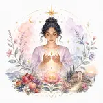 Mystical illustration representing Manifestation