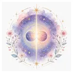 Mystical illustration representing Conjunct