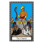 Mystical illustration representing The Chariot