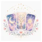 Mystical illustration representing Reading Card Combinations