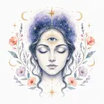 Mystical illustration representing Third Eye