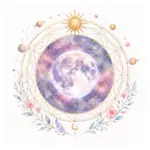 Mystical illustration representing Full Moon
