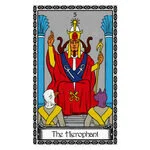 Mystical illustration representing The Hierophant