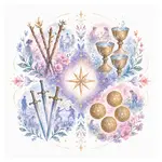 Mystical illustration representing Minor Arcana