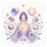 Mystical illustration representing Psychic
