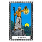 Mystical illustration representing The Hermit