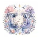 Mystical illustration representing Relationship Reading