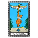 Mystical illustration representing The Hanged Man