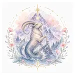 Mystical illustration representing Capricorn
