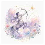 Mystical illustration representing Sagittarius