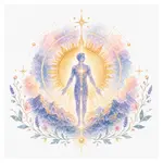 Mystical illustration representing Divine Masculine
