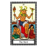 Mystical illustration representing The Devil