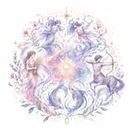 Mystical illustration representing Mutable Sign