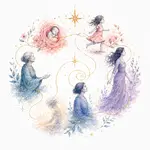 Mystical illustration representing Reincarnation
