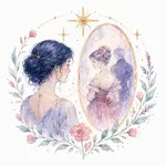 Mystical illustration representing Past Life