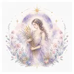Mystical illustration representing Virgo