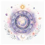 Mystical illustration representing Astrology