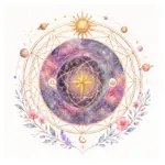 Mystical illustration representing Composite Chart