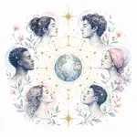 Mystical illustration representing Universal Consciousness